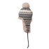 Knitted beanie with ear flap