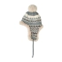 Knitted beanie with ear flap