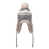 Knitted beanie with ear flap
