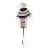 Knitted beanie with ear flap