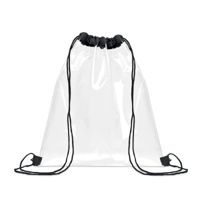 
                                                Transparent drawstring bag
                                                
