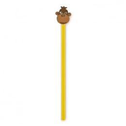 Wooden pencil in animal shape