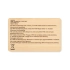 RFID card in bamboo material