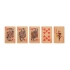Recycled paper playing cards