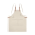 Organic cotton apron 340 gr/m²