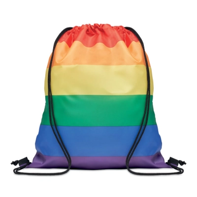 
                                                Rainbow RPET drawstring bag
                                                