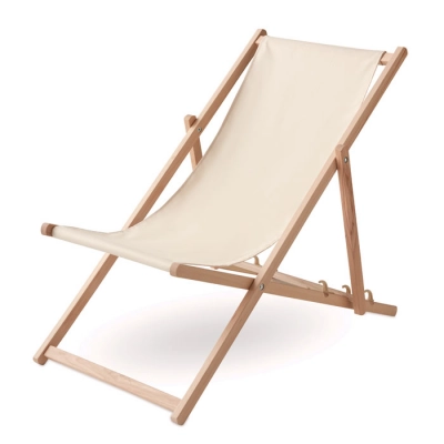 
                                                Beach chair in wood
                                                