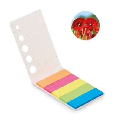 
                                            Seed paper page markers pad
                                            
