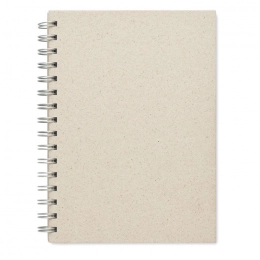 A5 ring notebook grass paper
