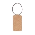 Cork luggage tag