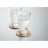 Set of 6 bamboo coasters