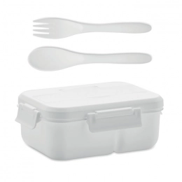 Lunch box with cutlery in PP