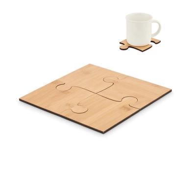 
                                                Set of 4 puzzle coasters
                                                
