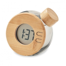Бамбуковые ЖК-часы с водяным пи