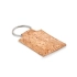 Rectangular cork key ring Rectangular cork key ring