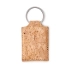 Rectangular cork key ring Rectangular cork key ring