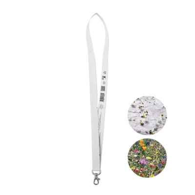 
                                            Seed paper lanyard w/hook
                                            