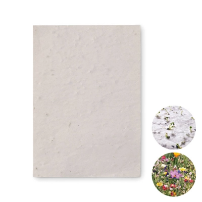 
                                                A6 wildflower seed paper sheet
                                                