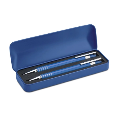 
                                                Ball pen set in metal box
                                                