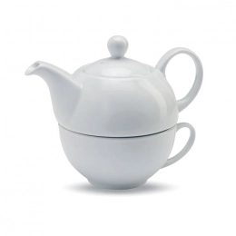 Teapot with cup