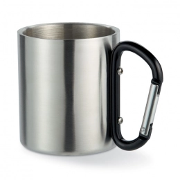 Mug with carabiner