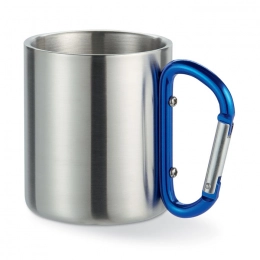 Mug with carabiner