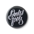 Small pin button