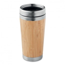 Bamboo thermos mug