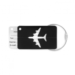 Aluminum luggage tag