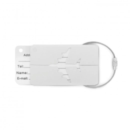 Aluminum luggage tag