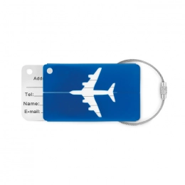 Aluminum luggage tag