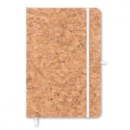 A5 notebook with cork cover