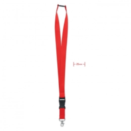 Lanyard with metal carabiner