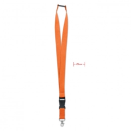 Lanyard with metal carabiner