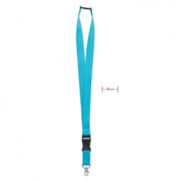 Lanyard with metal carabiner