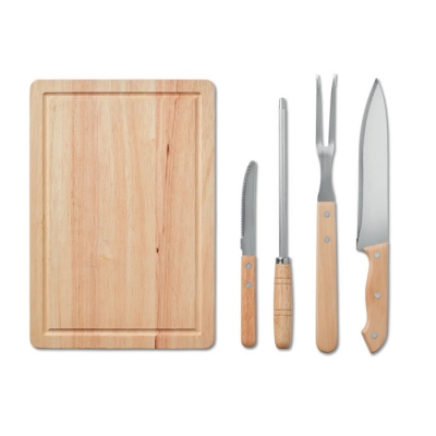 
                                            Set of 4 BBQ Grilling accessori
                                            