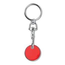 Euro coin keychain