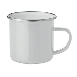Enamel metal mug