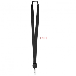 Lanyard with retractor