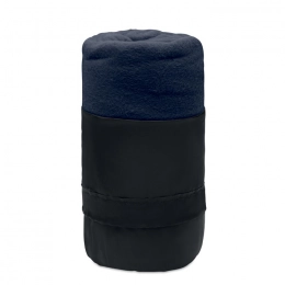 Fleece travel blanket made of RPET