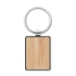Rectangular key ring bamboo