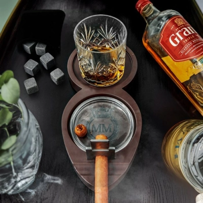 
                                                Whisky & Cigar Tray
                                                