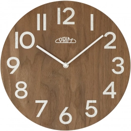 The PRIM Genuine Veneer wall clock