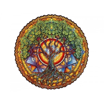 
                                                Wooden mandala puzzle 