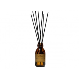 Aromatic diffuser with sticks, Massimo: sandalwood and vanilla, musk, 100 ml.