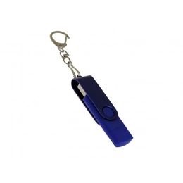 USB 2.0 flash drive with 8 GB capacity, swivel mechanism, and an additional Type-C connector.