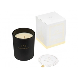 Aromatic candle in a black glass Mystery, Exclusive collection, 250 ml.