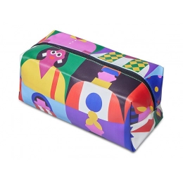 Cosmetic bag with full-color printing option