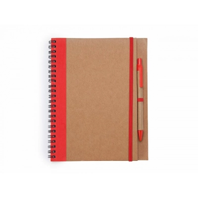 
                                                A5+ ALANI notebook with a ballpoint pen.
                                                