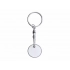 Supermarket cart coin keychain